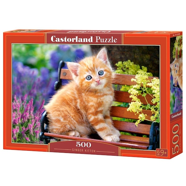 Castorland Ginger Kitten Jigsaw Puzzle - 500 Piece B-52240 - main